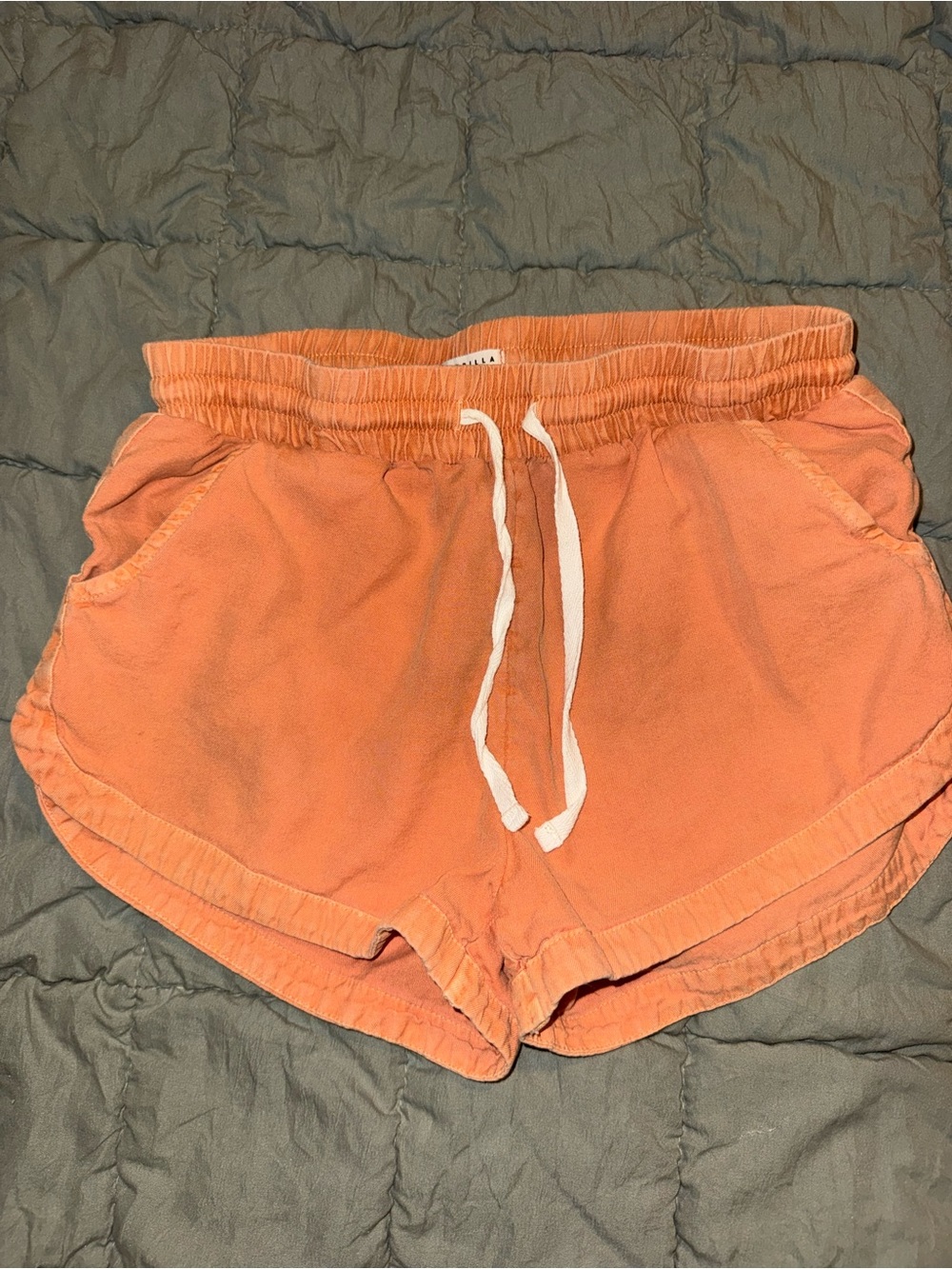 Billabong Women’s Orange Drawstring Lounge Shorts Size XS